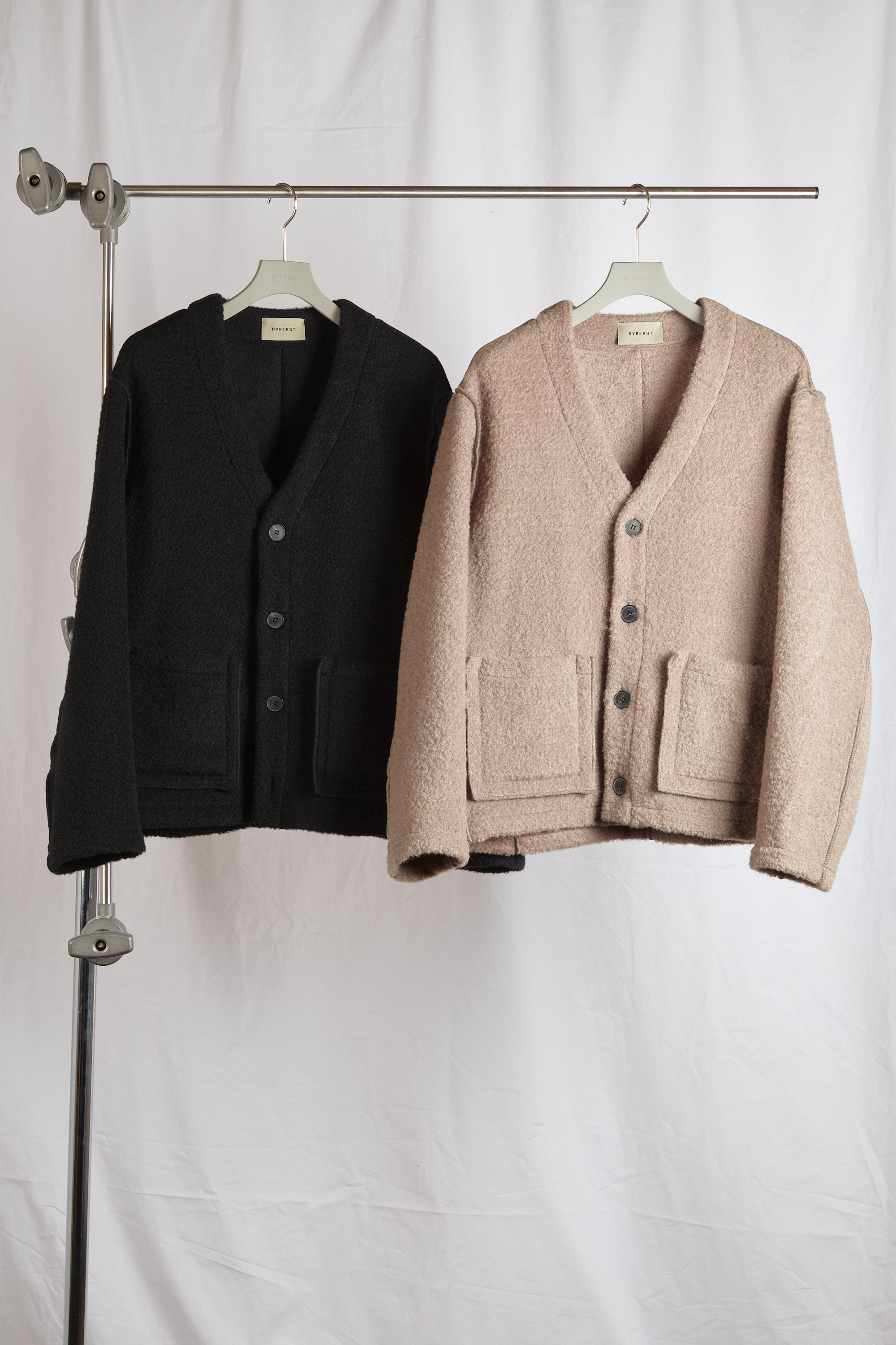 NVRFRGT/Raw Wool Damaged Cardigan ブラウン 【日本限定モデル】 9800