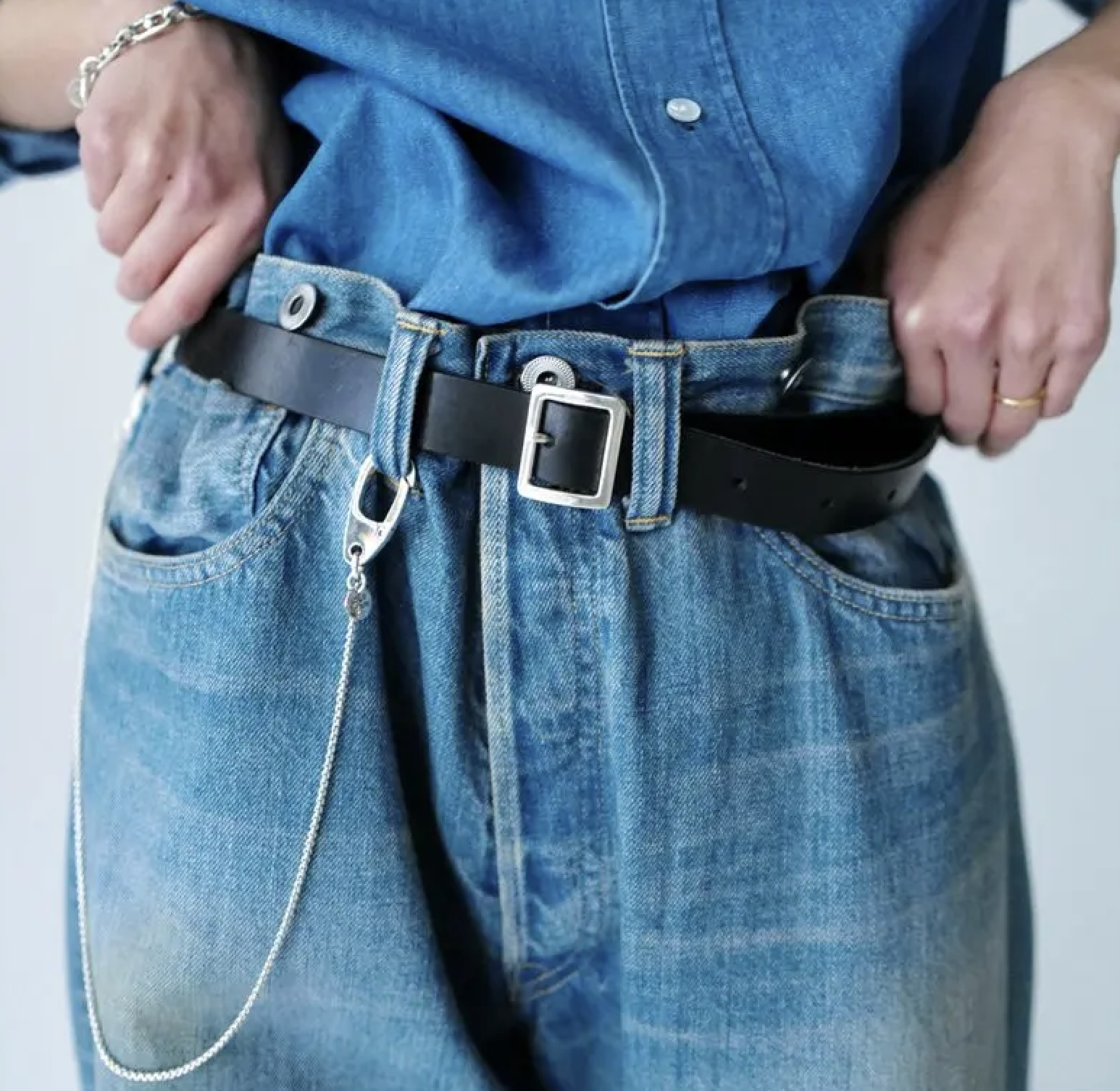XOLO Square Narrow Buckle Belt｜ジャッカロープ［JACKALOPE］